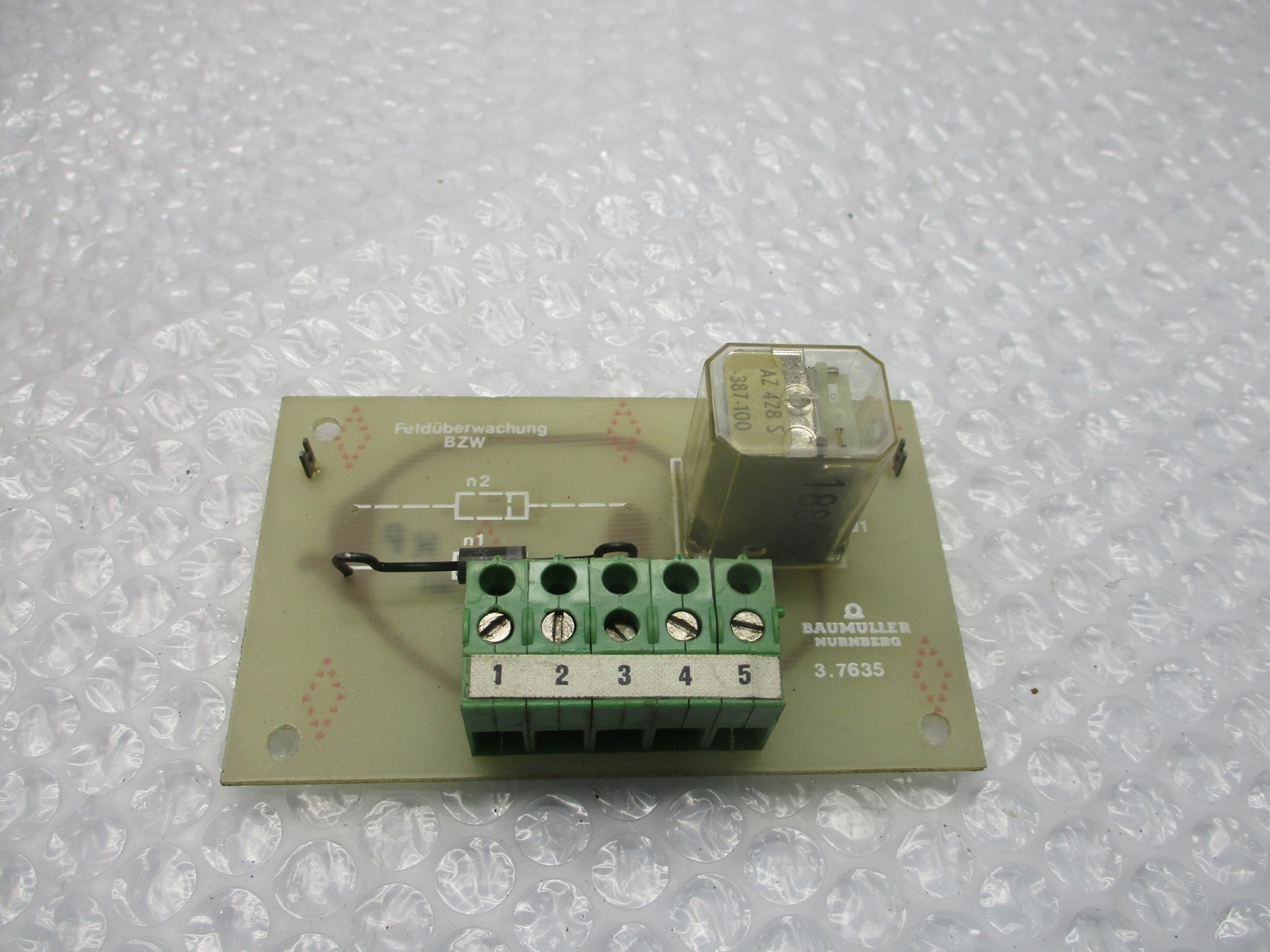 BAUMULLER 3.7635 CIRCUIT BOARD UNMP