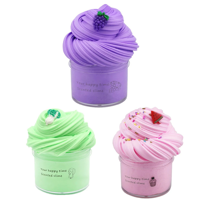 1pc 70ml Colorful Crystal Slime DIY Stress Relief Toy Colored Mud Clay - NEW