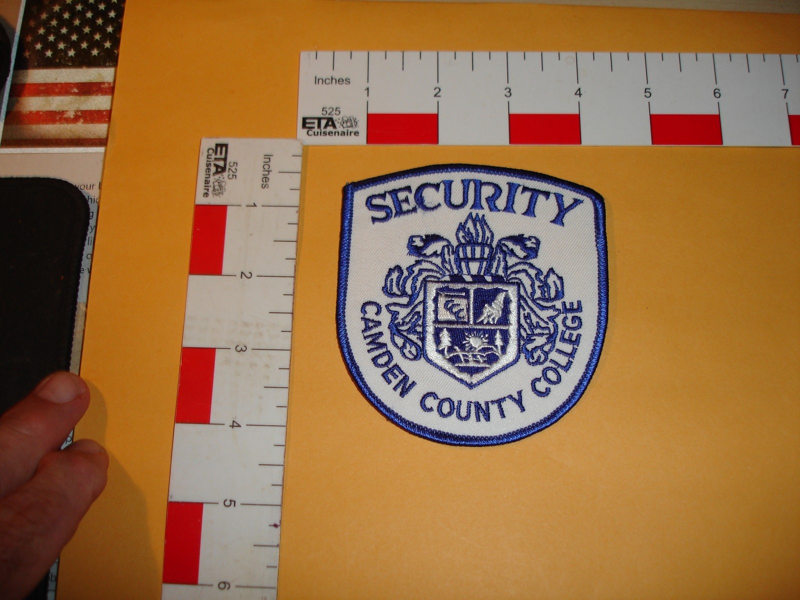 Vintage Security Patch Camden county college