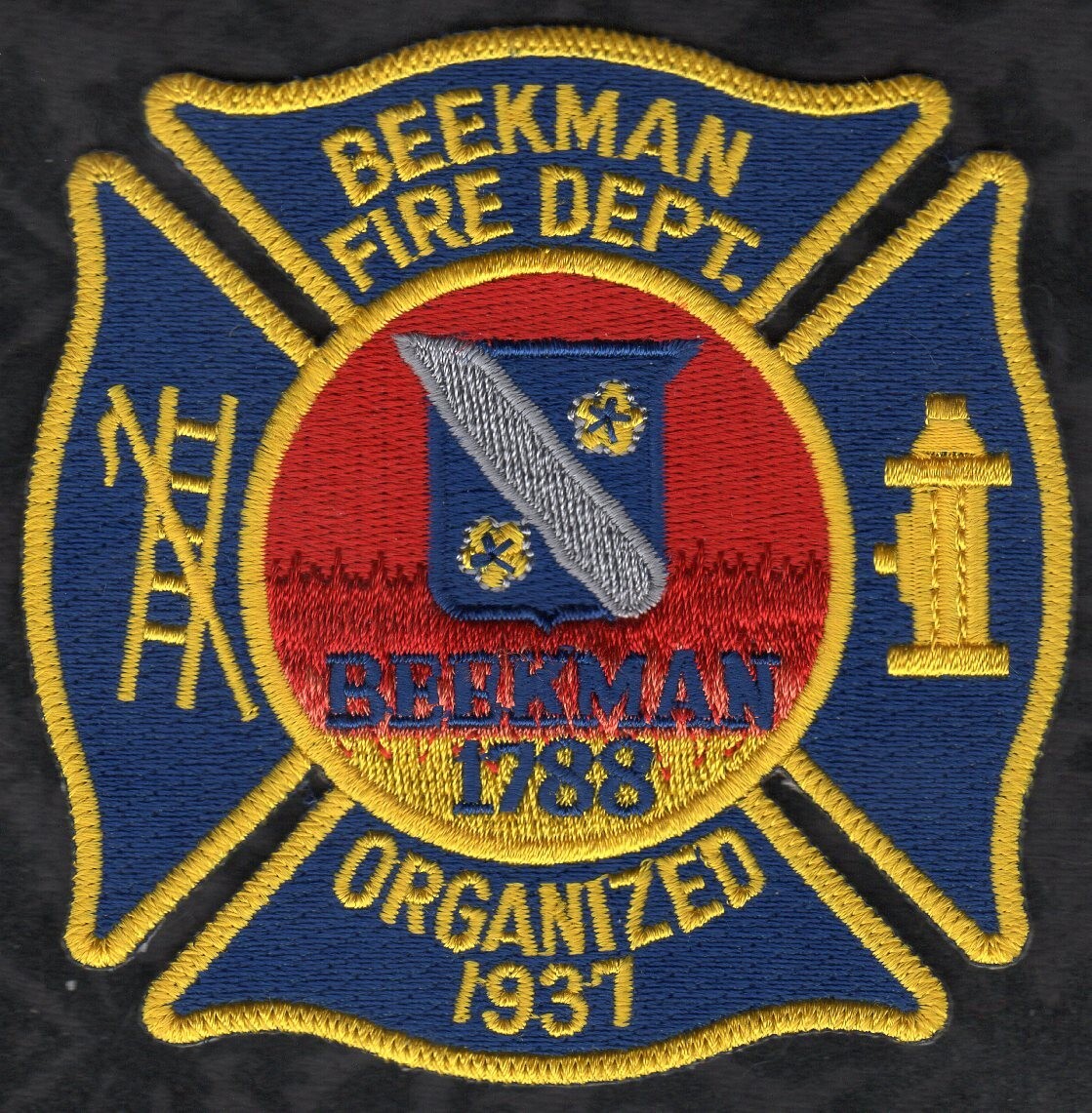 Beekman New York Fire Department Patch