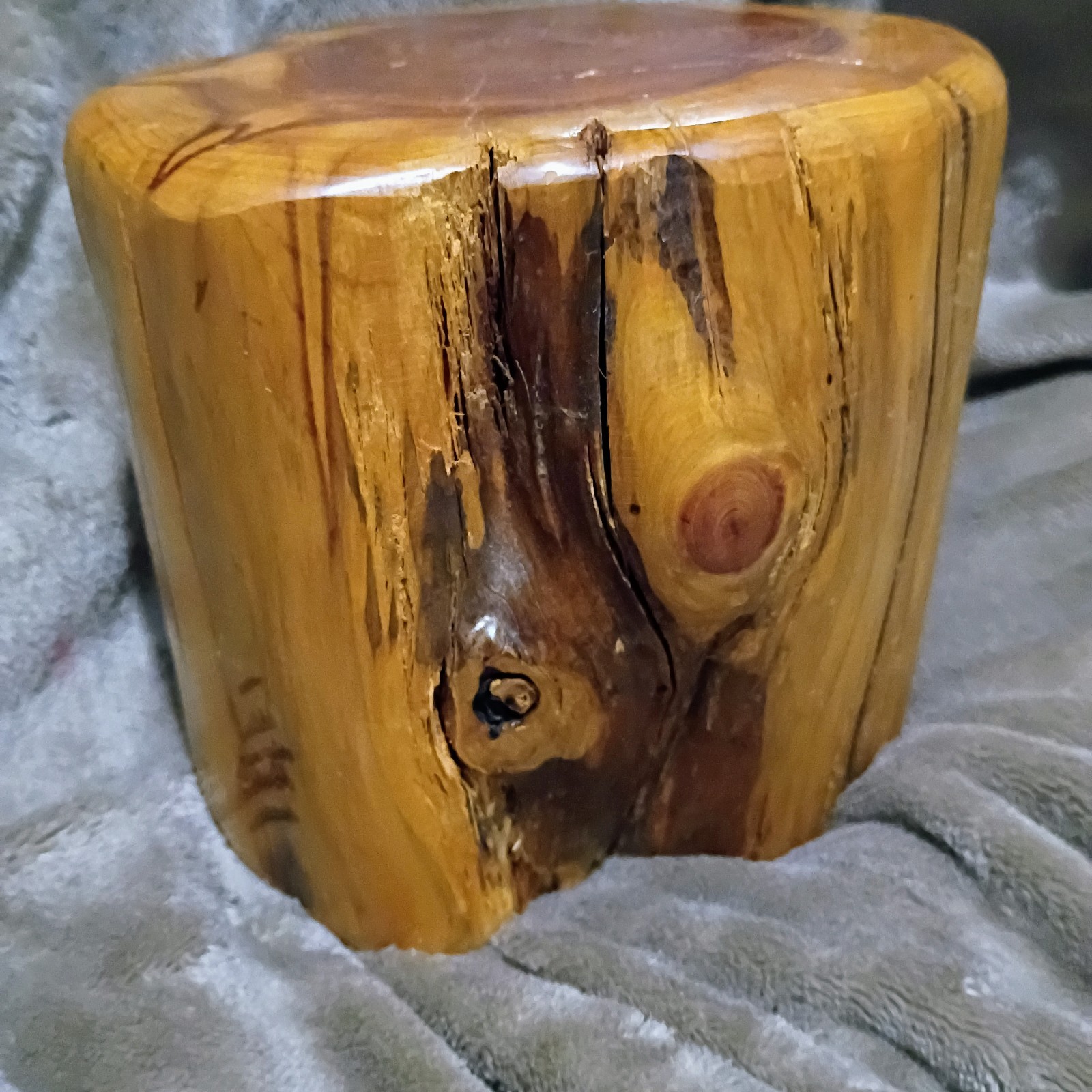 Vintage Diversion Stash Safe Log Trinket Box Hidden Box