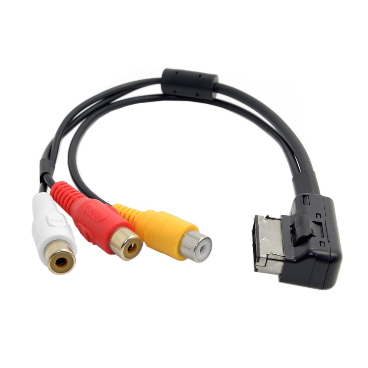 cablecc AMI MMI to 3 RCA Audio Video Cable Female DVD Black 3RCA
