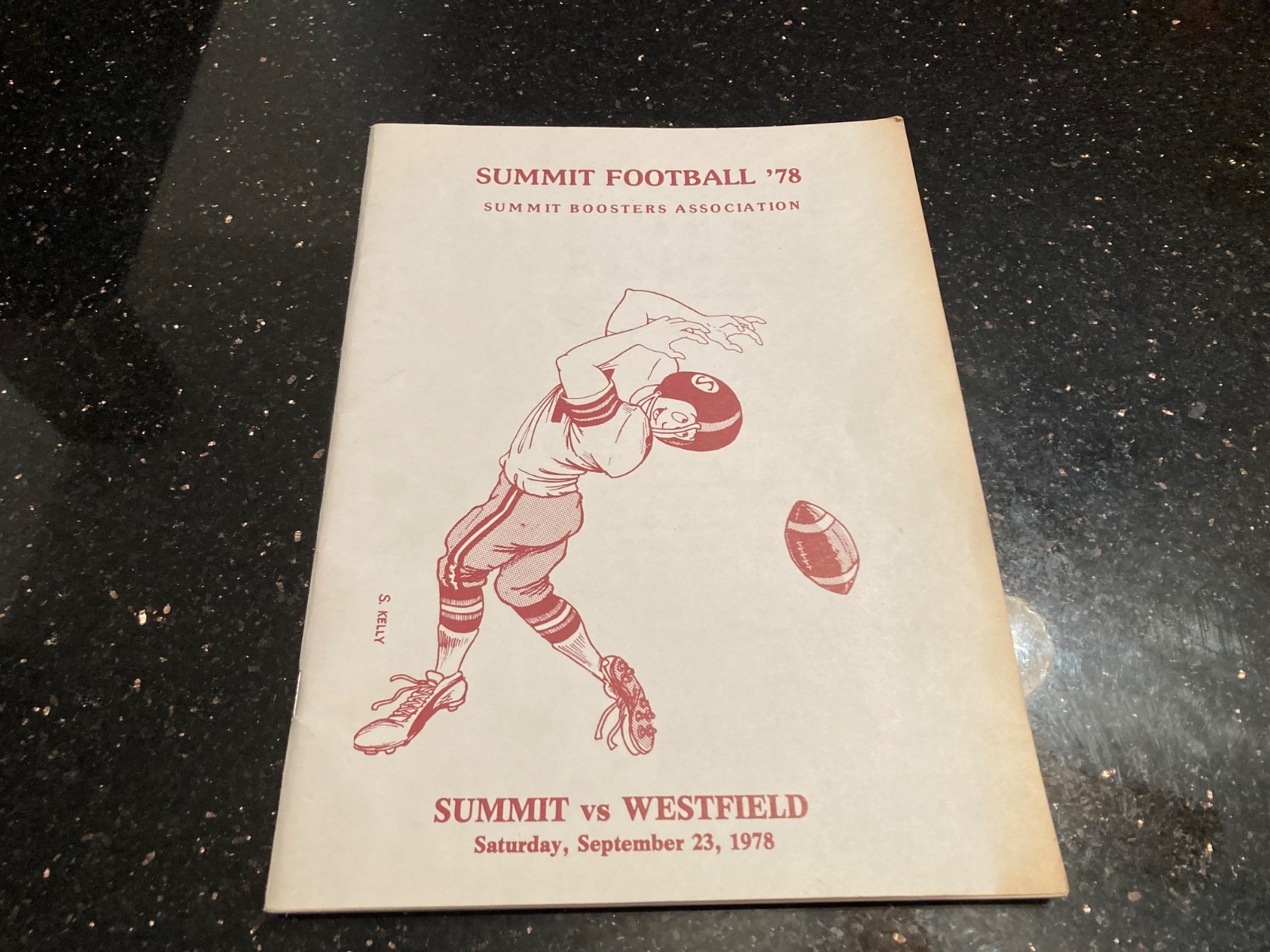 Summit High School Football Program September 23, 1978
