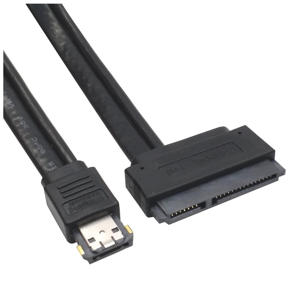 7+15Pin  HDD to  ESATA Adapter  ESATA USB 2.0 5V 12V Combo to 2.5Inch 34521