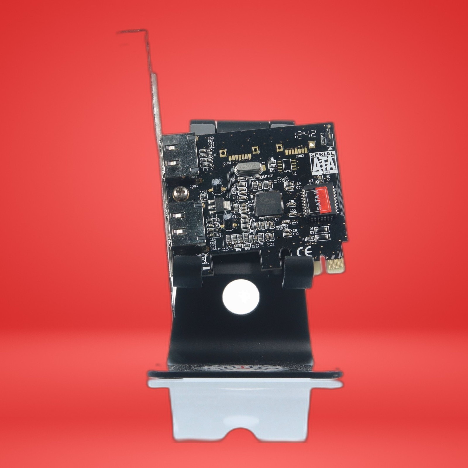 Syba SD-SA2PEX-2E SIL3132 2-Port eSATA II PCI-e RAID Card FH Bracket