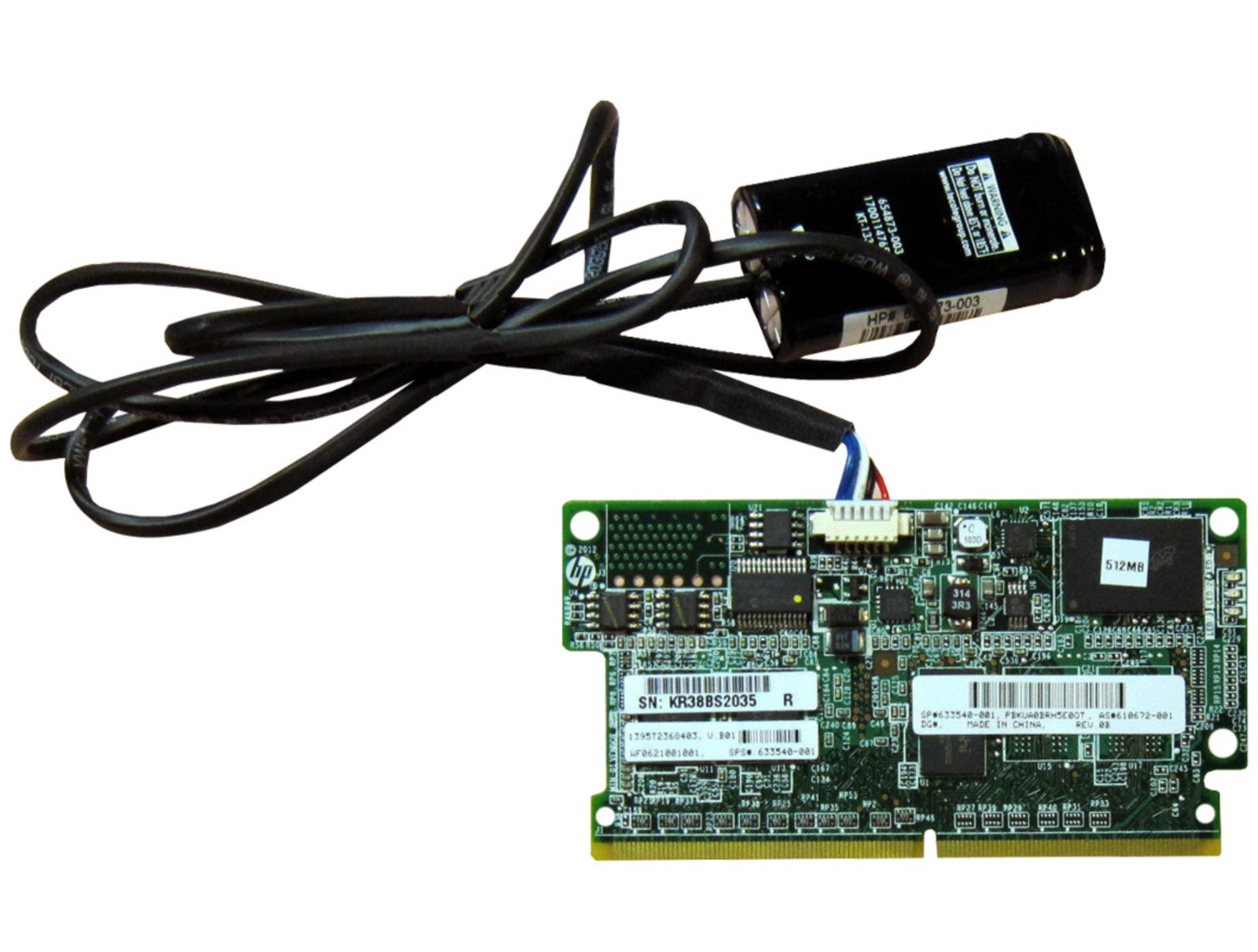 633540-001 HP SMART ARRAY 512MB CACHE MEMORY
