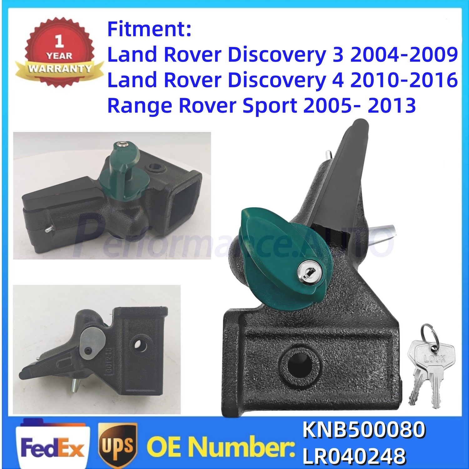 Towing Hitch Receiver Fits Land Rover Discovery 3/4 Range Rover Sport LR040248