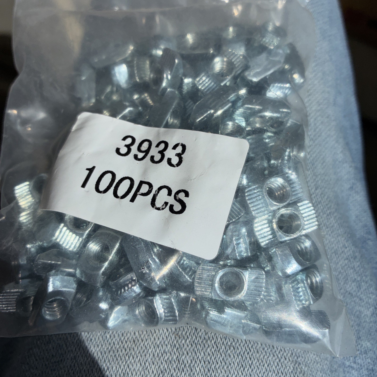 15 Series1/4-20 Standard Drop in T-Nut (100 Pack) Compatible with 80/20 3933