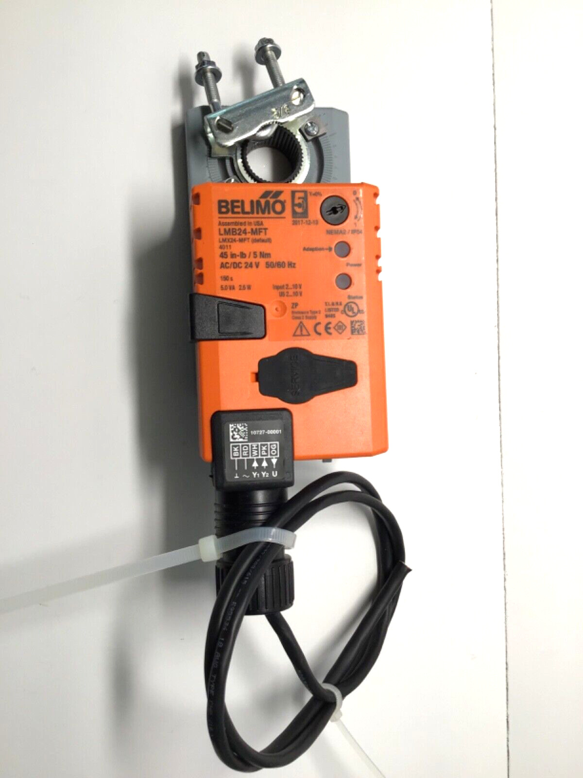 BELIMO #LMB24-MFT - NONE FAIL SAFE DAMPER ACTUATOR - 24V AC/DC 45IN-LB
