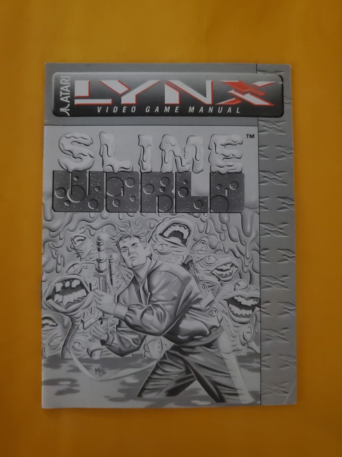 Atari Linx Manual Only Slime World