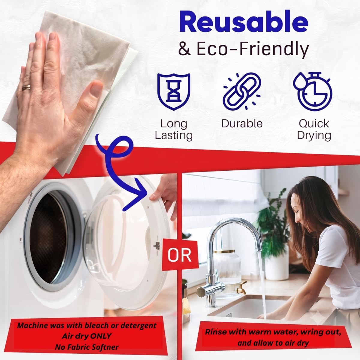 Streak Free Cleaning Cloth 2-Pack