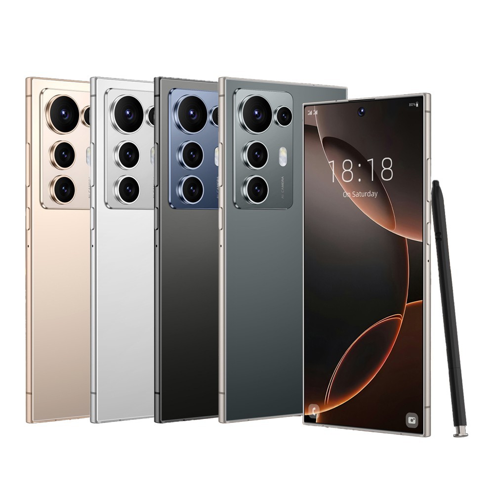 NEW PS26 Ultra Global Unlocked 5G Smartphone 6.8" Android Cellphone 256GB/128GB