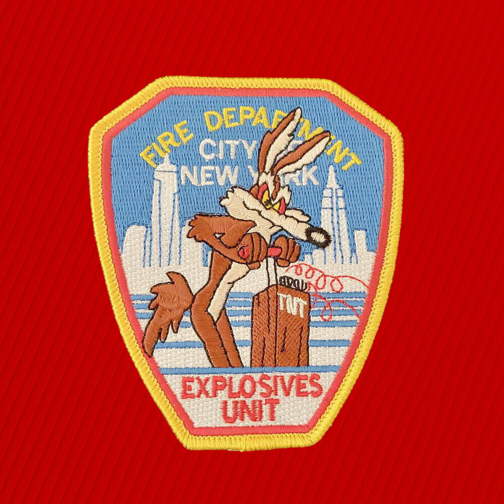 Bomb Squad Patch Firefighter  F.D.N.Y.   E.x.p.l.o.s.i.v.e.s Unit