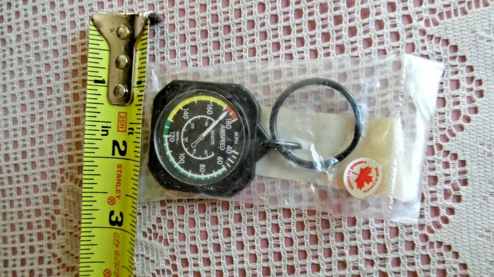 Trintec Airspeed Indicator Keychain New in Package pilots aviators flying