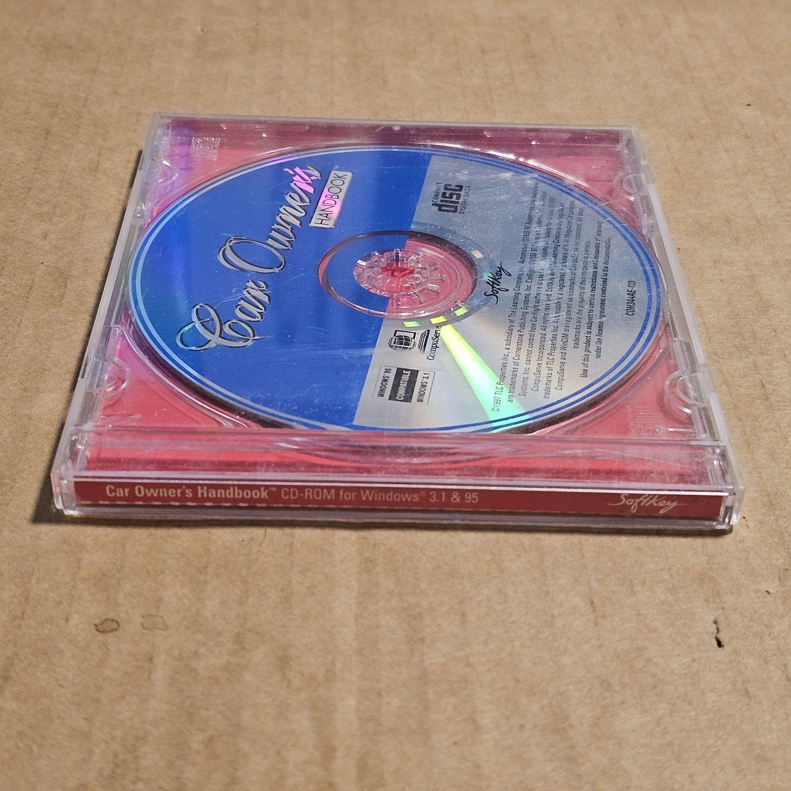 Car Owner’s Handbook CD-ROM Reference Software Windows 3.1 / 95