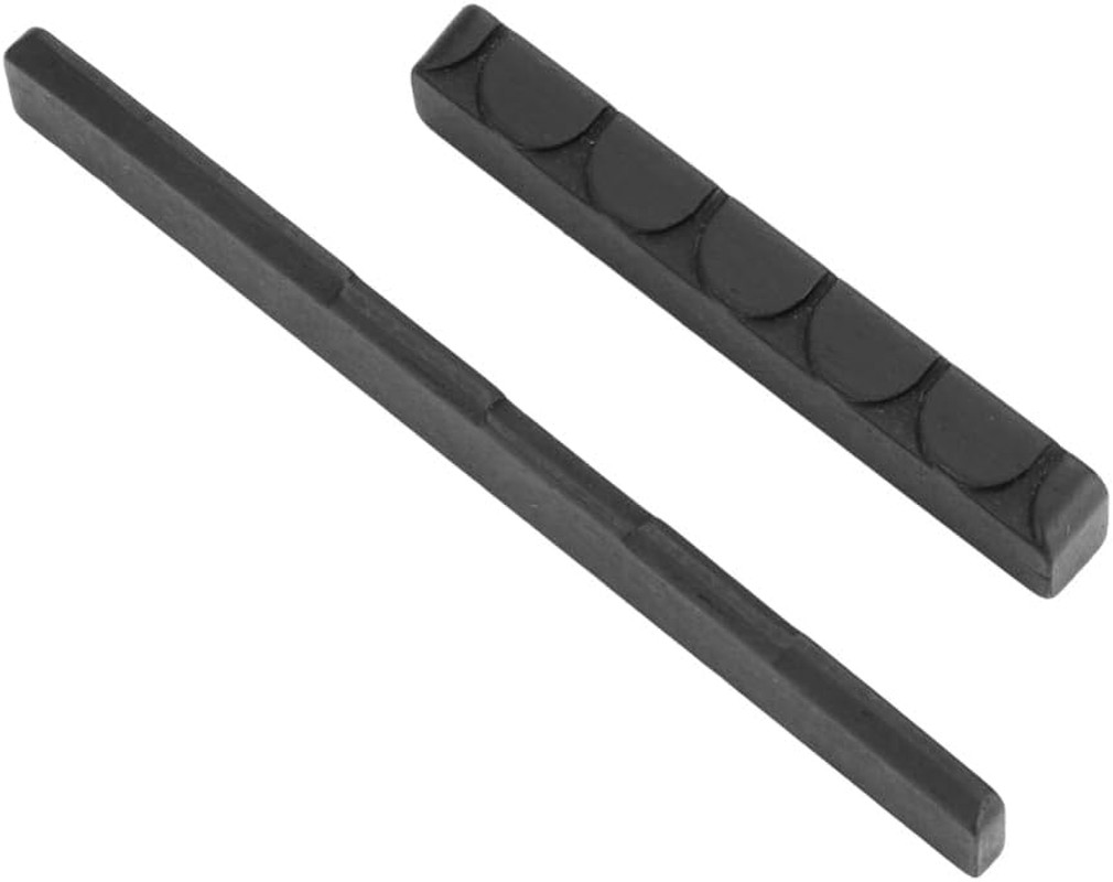 Guitar Nut and Saddle,Ebony Classical Guitar Nut & Saddle Set - 6 String Acou...