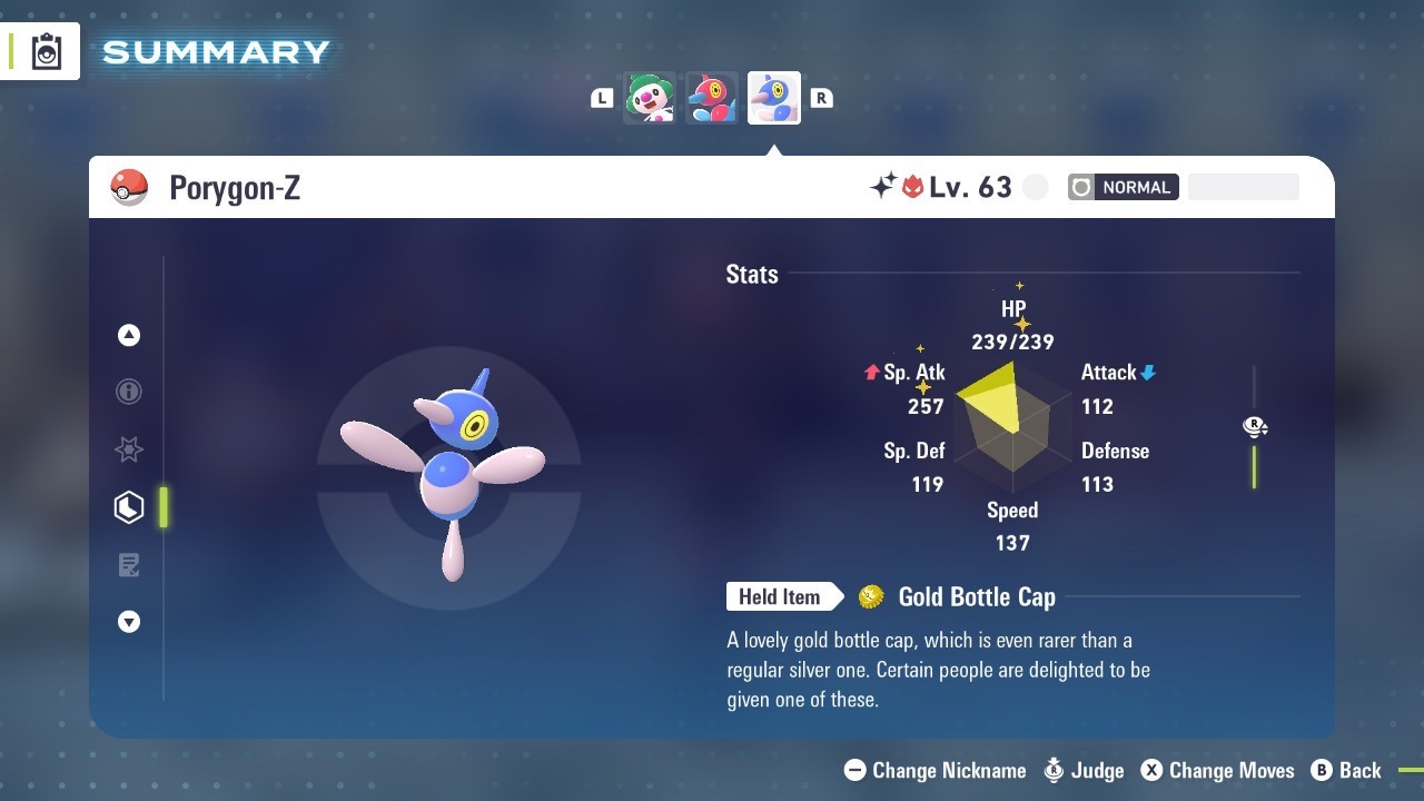 Pokémon Legends: Z-A Shiny Porygon-Z 6iv ✨Max EV✨ ALPHA