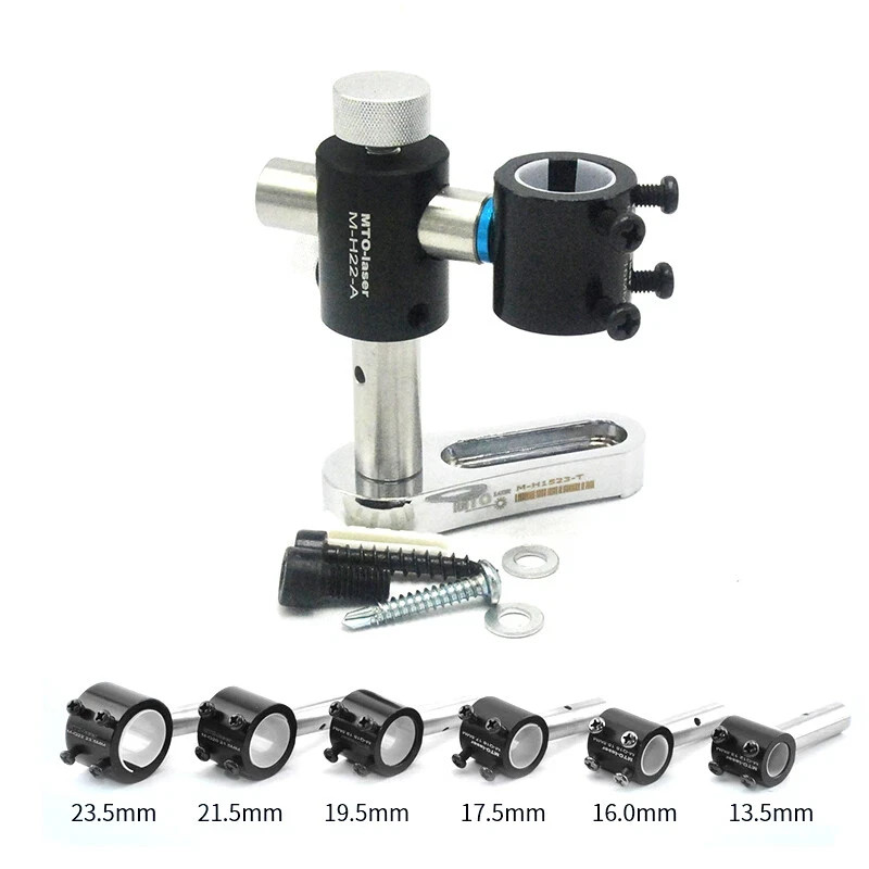 Adjustable Multi-Size Optical Mount: 2-Axis, 6 Inner Diameters (13.5mm-23.5mm)