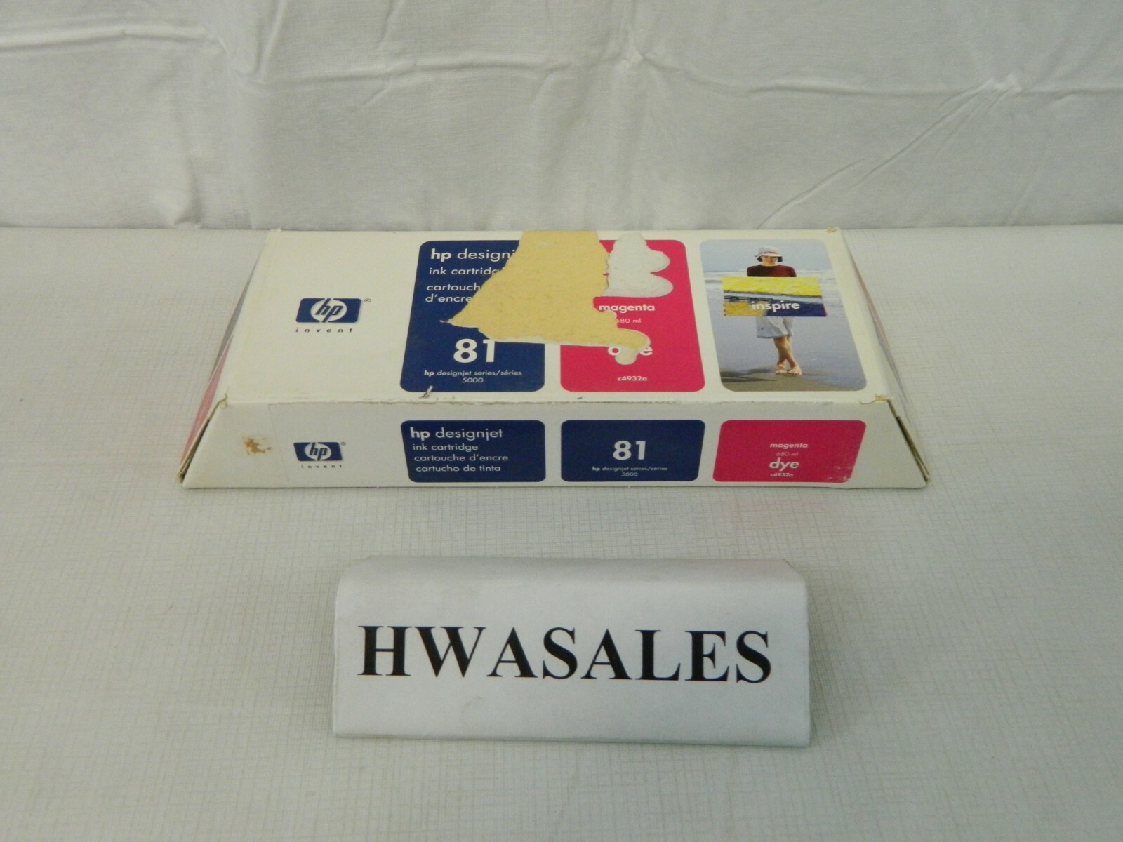 Genuine HP 81 C4932A Magenta Ink Cartridge NEW OEM SEALED