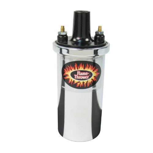 Pertronix Chrome 3.0 Ohm Flame Thrower Oil Filled Ignition Coil - 40501