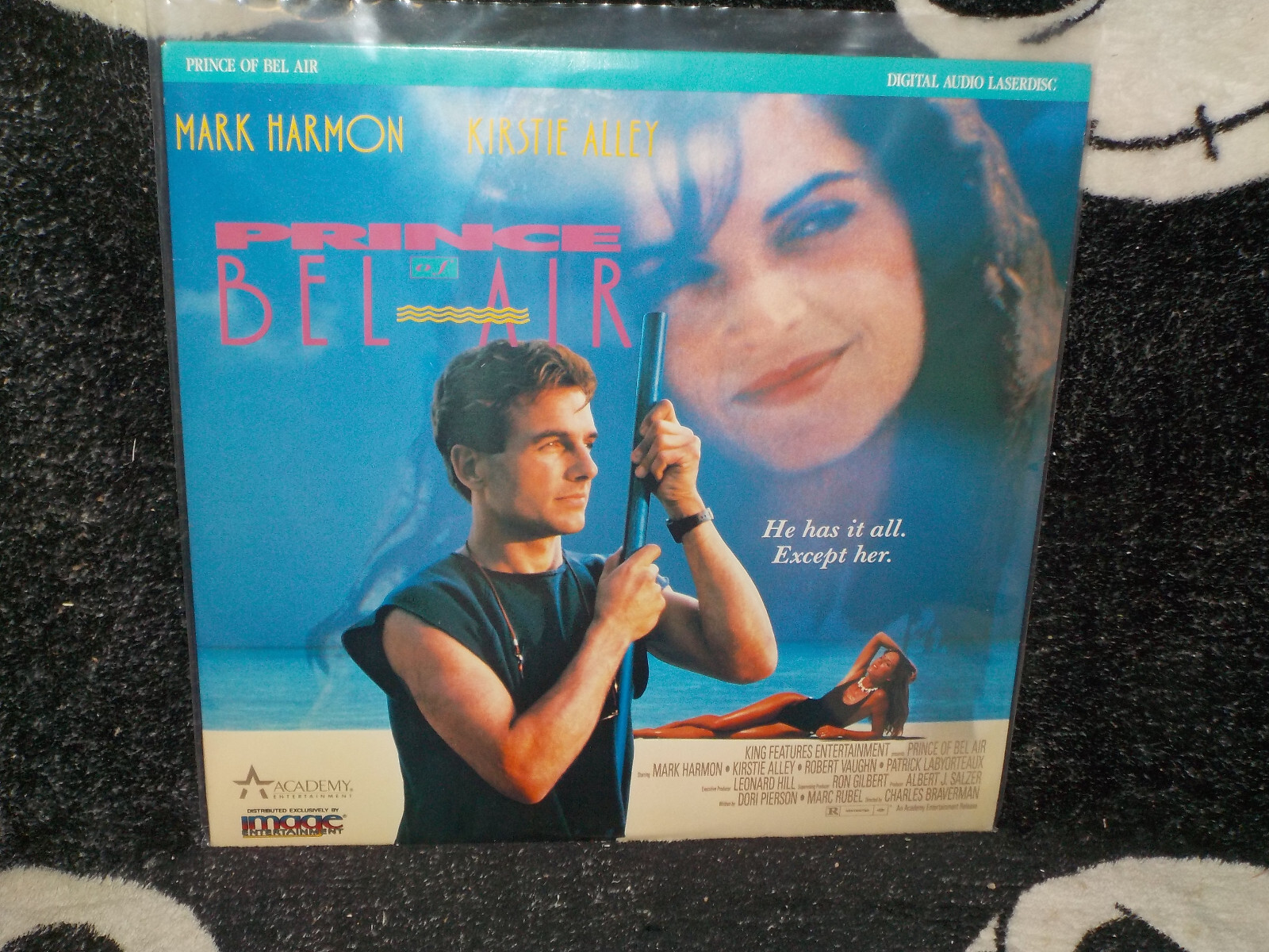 Prince of Bel Air Laserdisc LD Mark Harmon Kristie Alley Free Ship $50