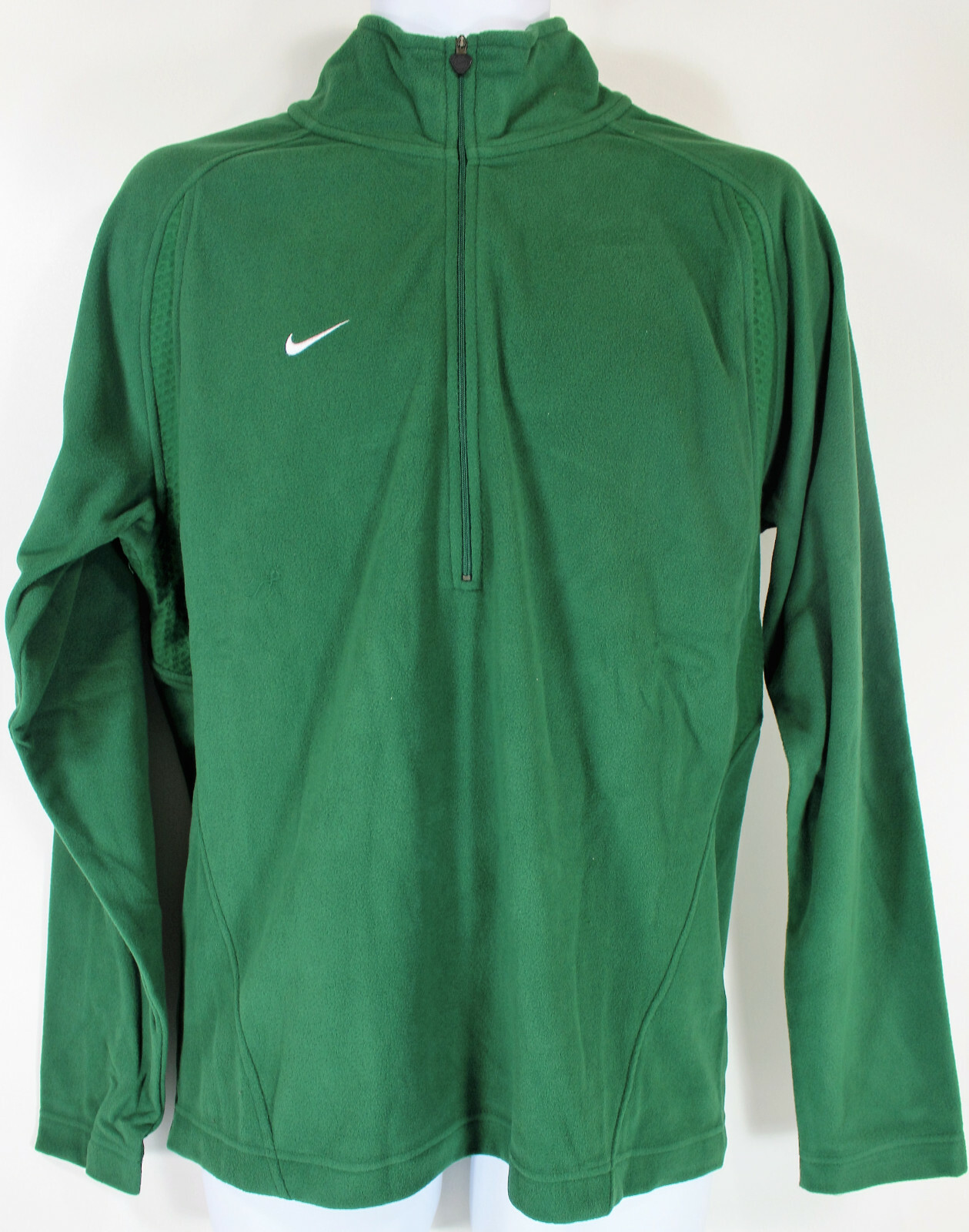 Nike Men's Front Zipper Therma-Fit Green Polyester Lightweight Jacket Size Small