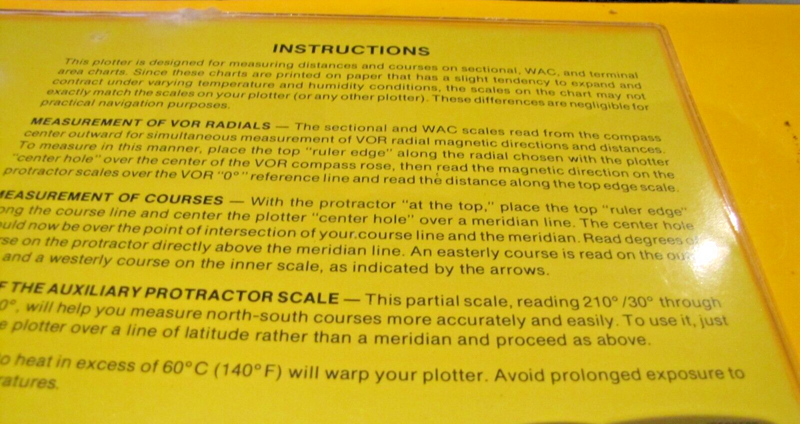 Jeppesen Sanderson Training Products PN-1 Navigation Plotter Airplane Pilot NEW!