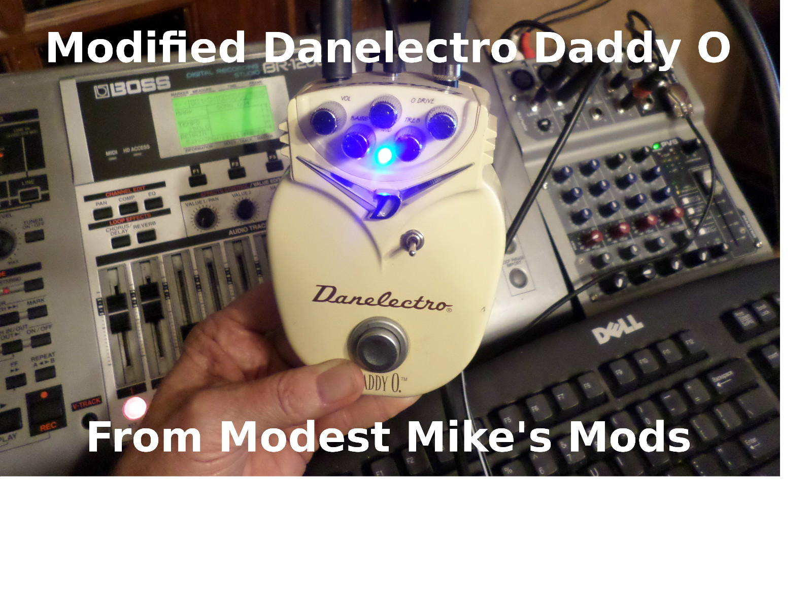 Modified Danelectro Daddy O from Modest Mike's Mods