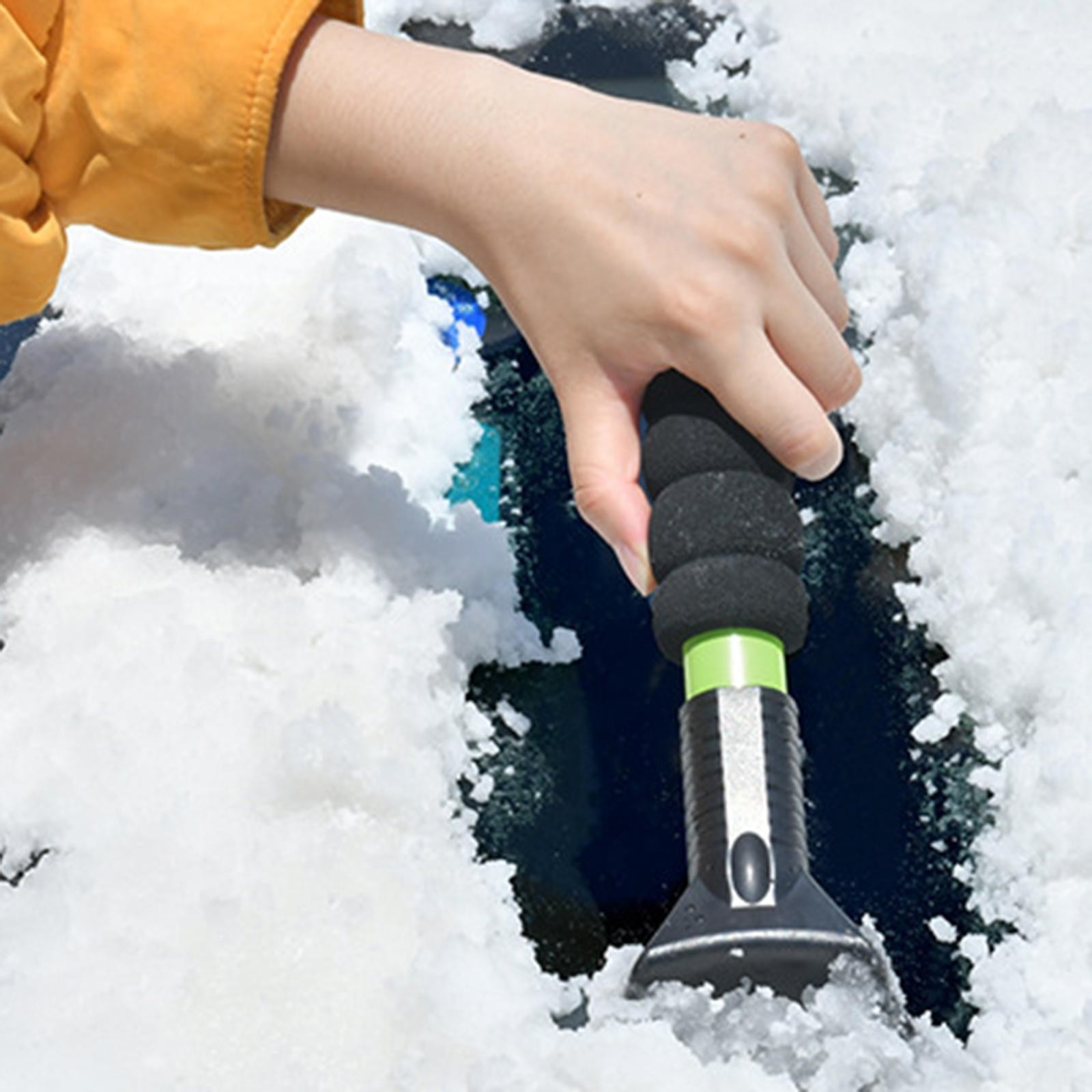 Car Vehicle Ice Scrape Tool Snow Brush Winter Windshield Cleaner Construction