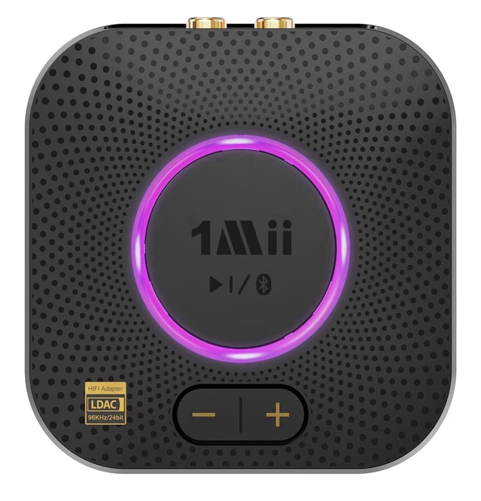 1Mii B06S+ LDAC Bluetooth 5.3 Receiver Hi-Res Audio RCA AUX aptX HD LL