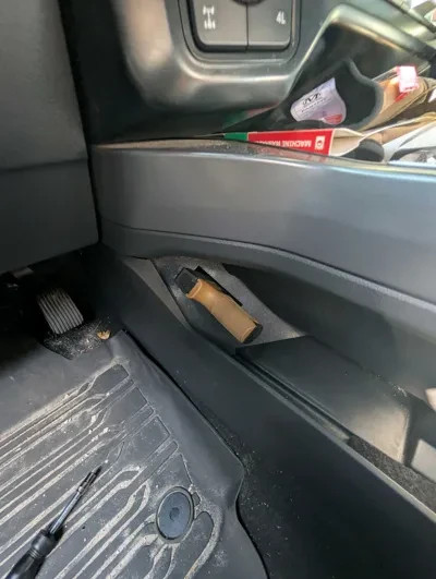 2023–2026 Ford F250 Concealed Side Arm Holster – Hidden Pistol Mount for Center