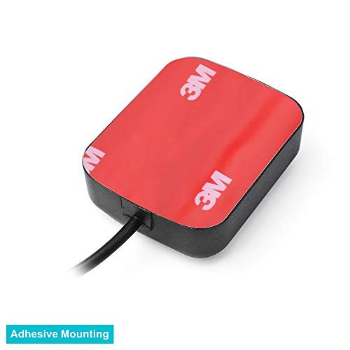 Car Dash Cam GPS Antenna 3.5mm Plug - Waterproof Hidden Adhesive Mount for