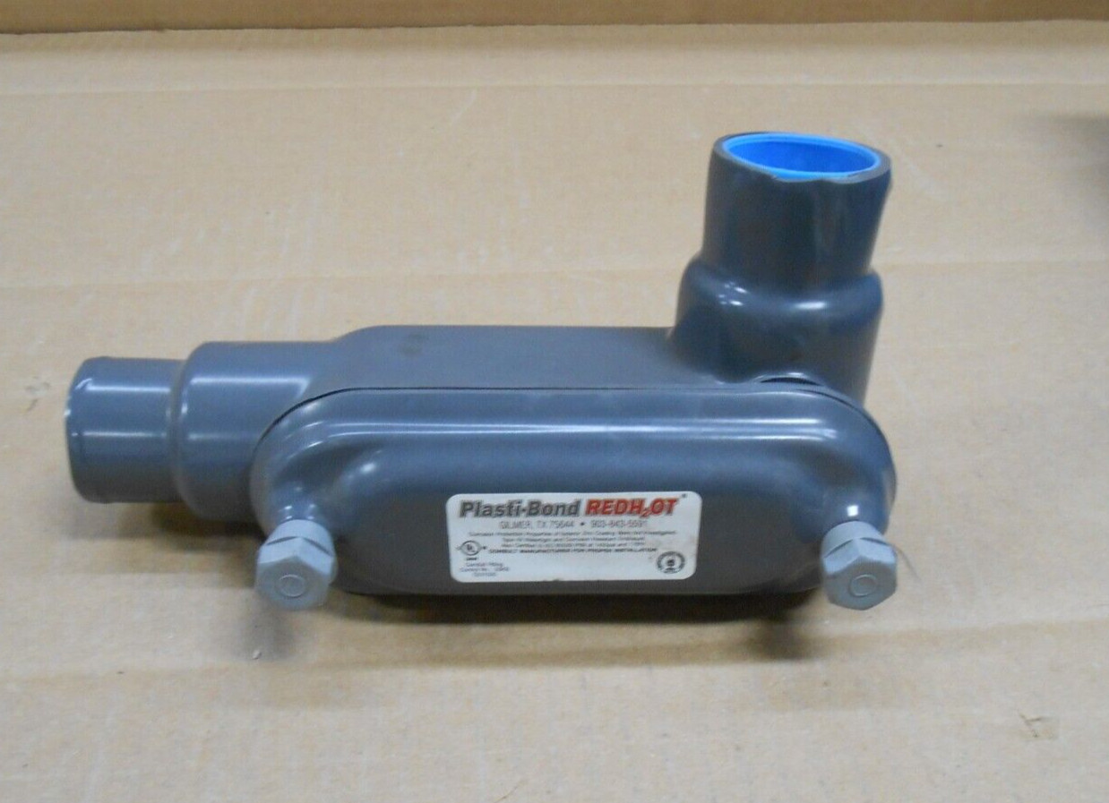 NEW ROB ROY PRHLR38 1" PVC COATED CONDUIT BODY TYPE LR FORM 8 = LR38-G (8 AVAIL)