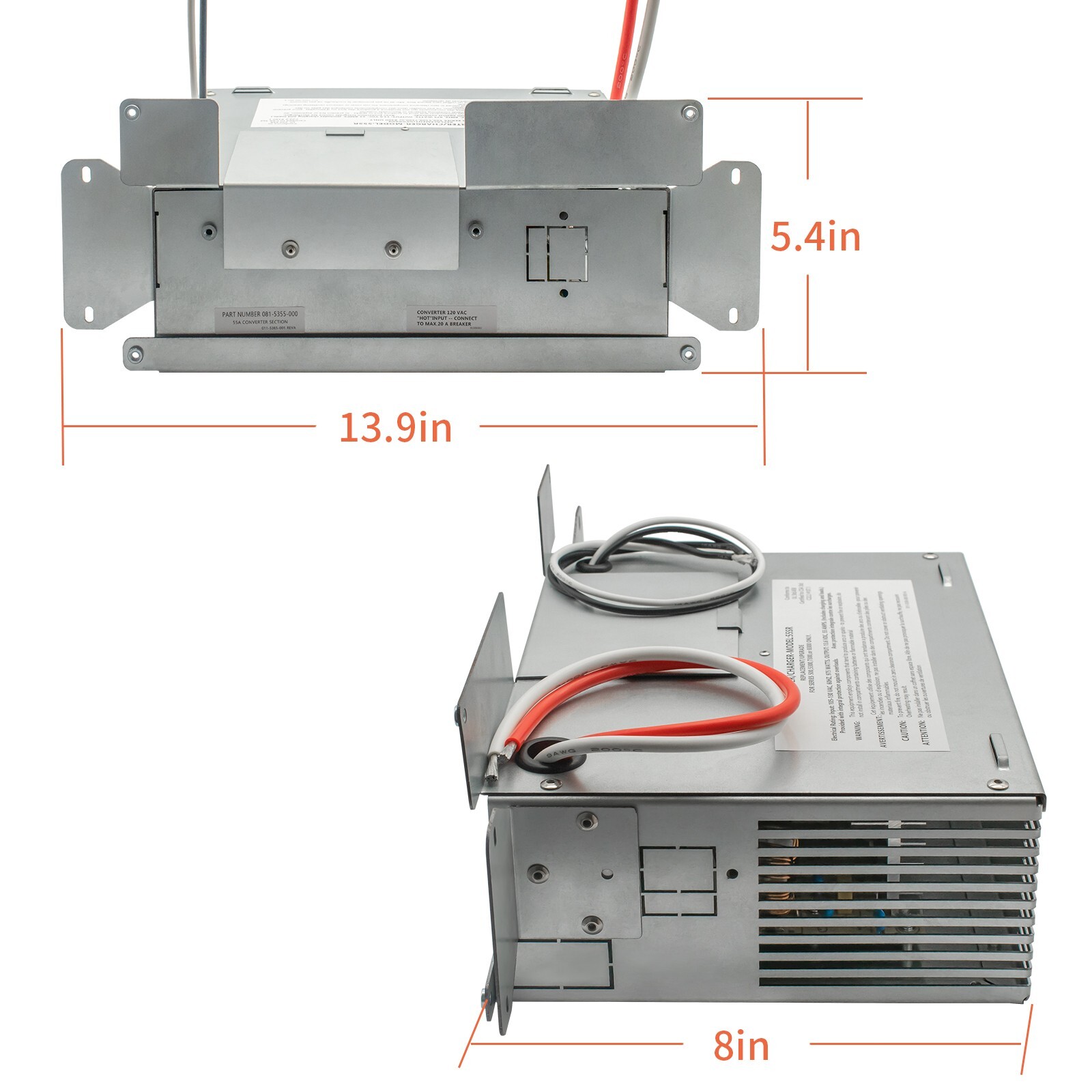 PARAXLAX Power Components 55RU 55 Amp Converter/Charger