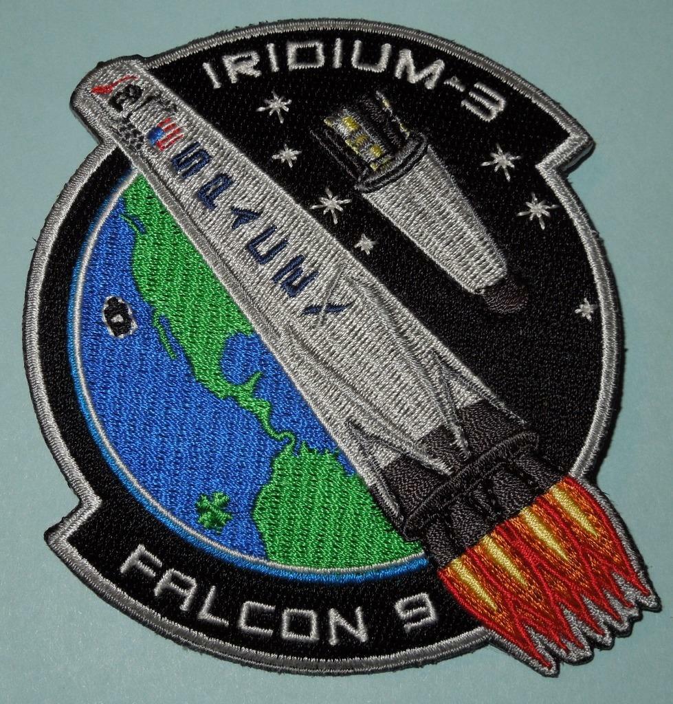 IRIDIUM-3 SPACEX FALCON 9 MISSION SPACE PATCH ORIGINAL FREE SHIPPING US