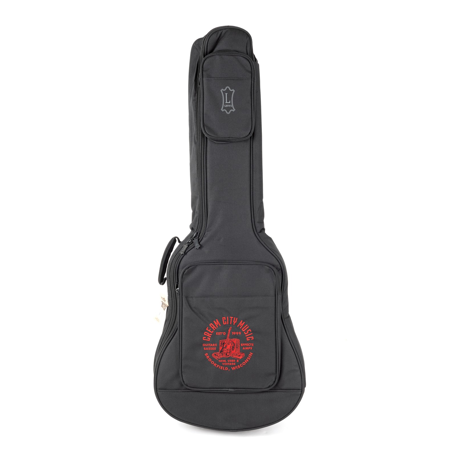 Levy's EM20CS-CCM Small Body Acoustic Gigbag - Cream City Music Logo