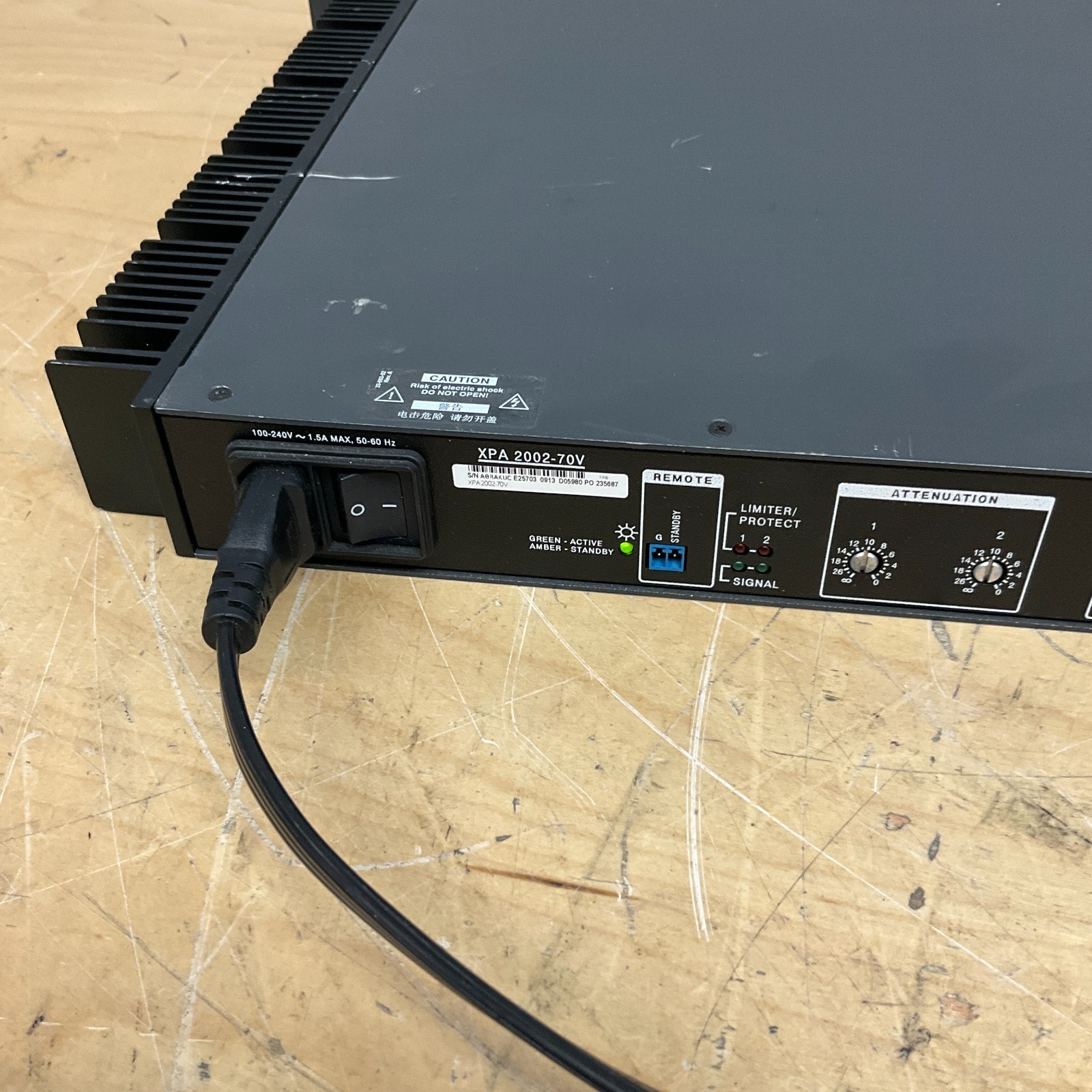 Extron XPA 2002 Power Amplifier Tested and Working