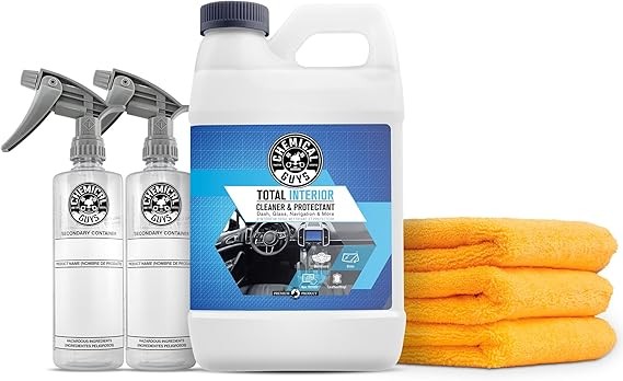 Chemical Guys - Total Interior 64 oz, Refill Kit W/ 2 Spray Bottles & 3 Towels