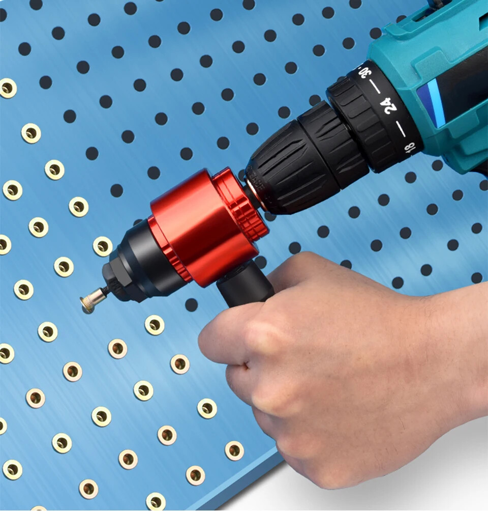 M3~M8 Rivet Nut Gun Riveting Cordless Rivet Drill Electric Adapter Insert Tools