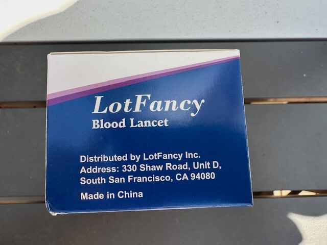 400 - Lot Fancy 30 Guage Lancets Exp.2025- 04 Lot of 4 Boxes