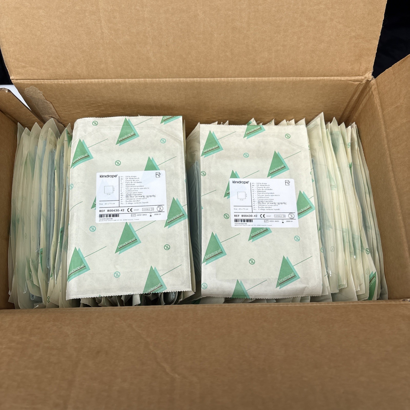 Utility Drape Kinidrape Lot Of 75 New 45x75 Cm Expired 2008