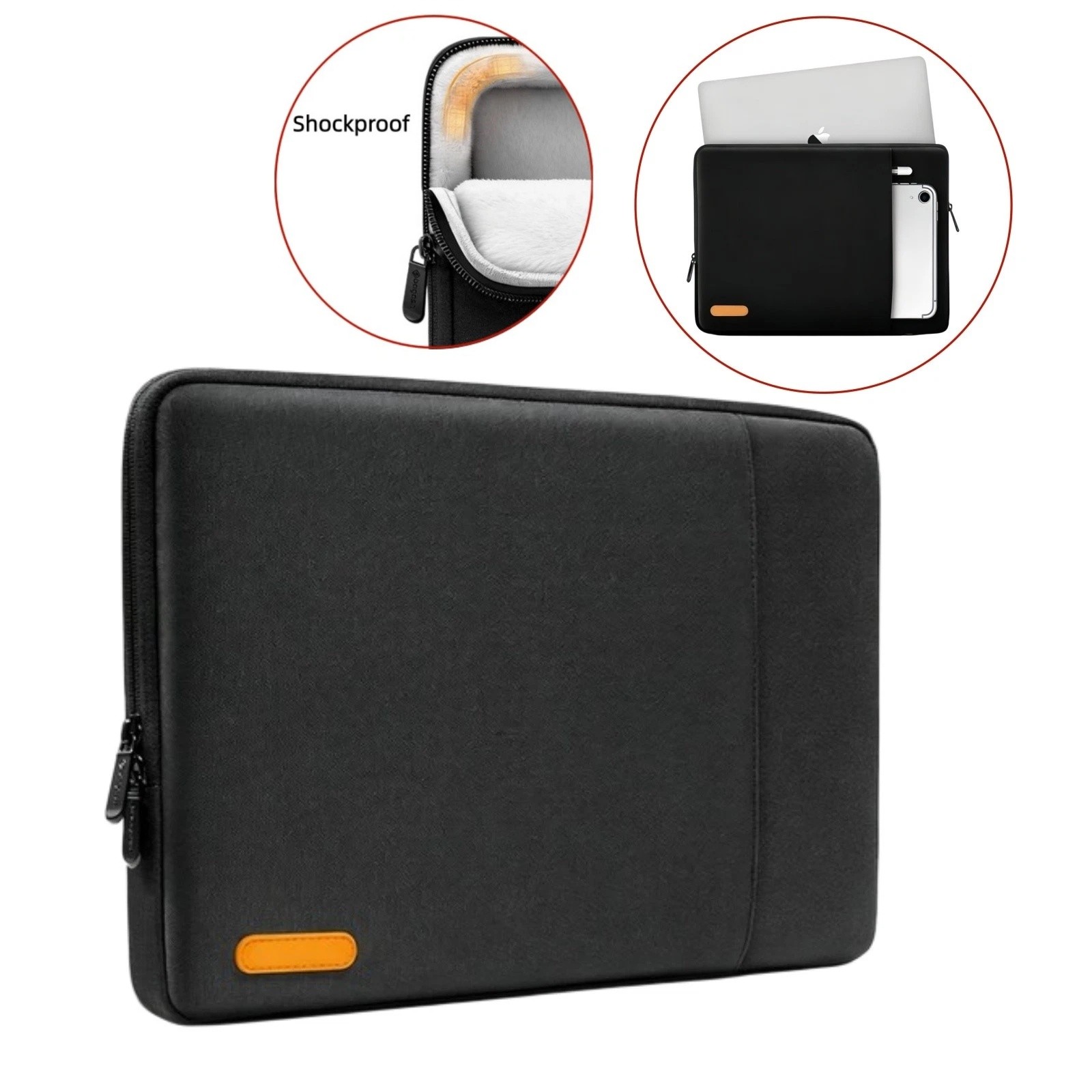 Shockproof Laptop Sleeve Case 12-14 Inch Memory Foam Protective Bag for Notebook