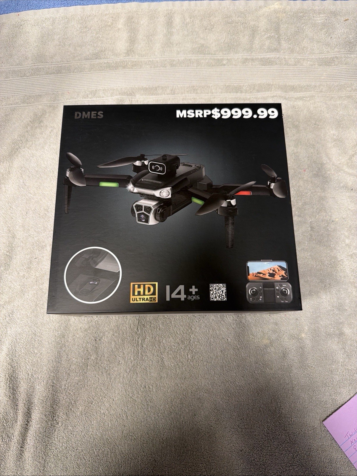 DMES P19-1 Intelligence Obstacle Avoidance Drone 2 Batteries HD Camera