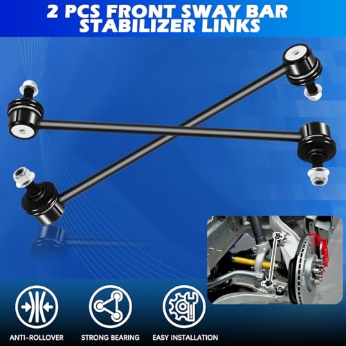 2Pcs Front Sway Bar Stabilizer Links Compatible with Mazda 6 for CX-9/CX K80296