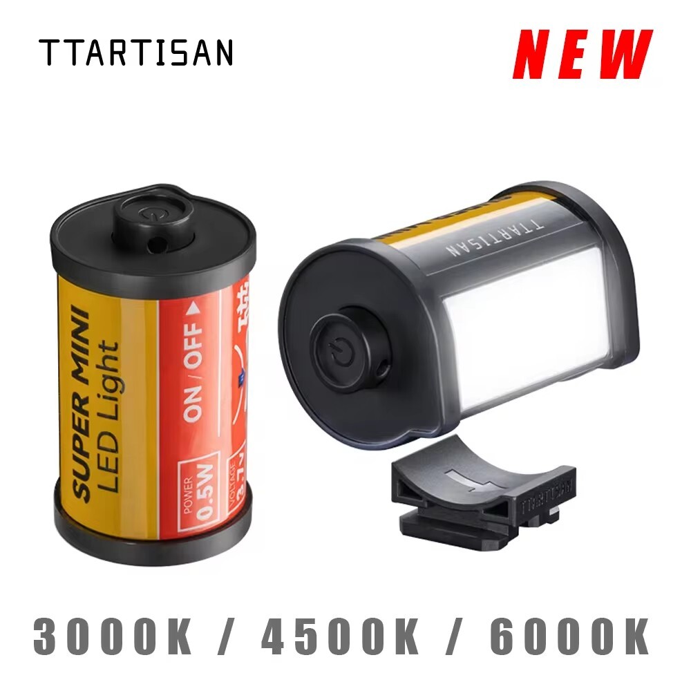 TTArtisan Magnetic LED Light Rechargeable Mini LED Camera Light 3000-6000K CRI95