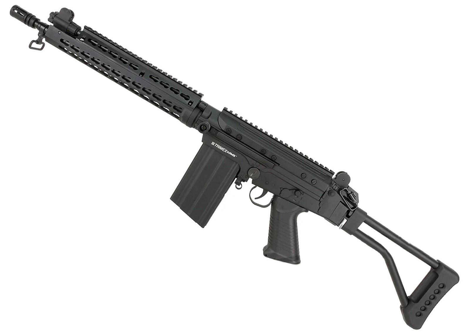 Air Rifle .177 TXLK58 CO2 Powered – Semi-Auto, 18-Round Magazine, Black – Trimex