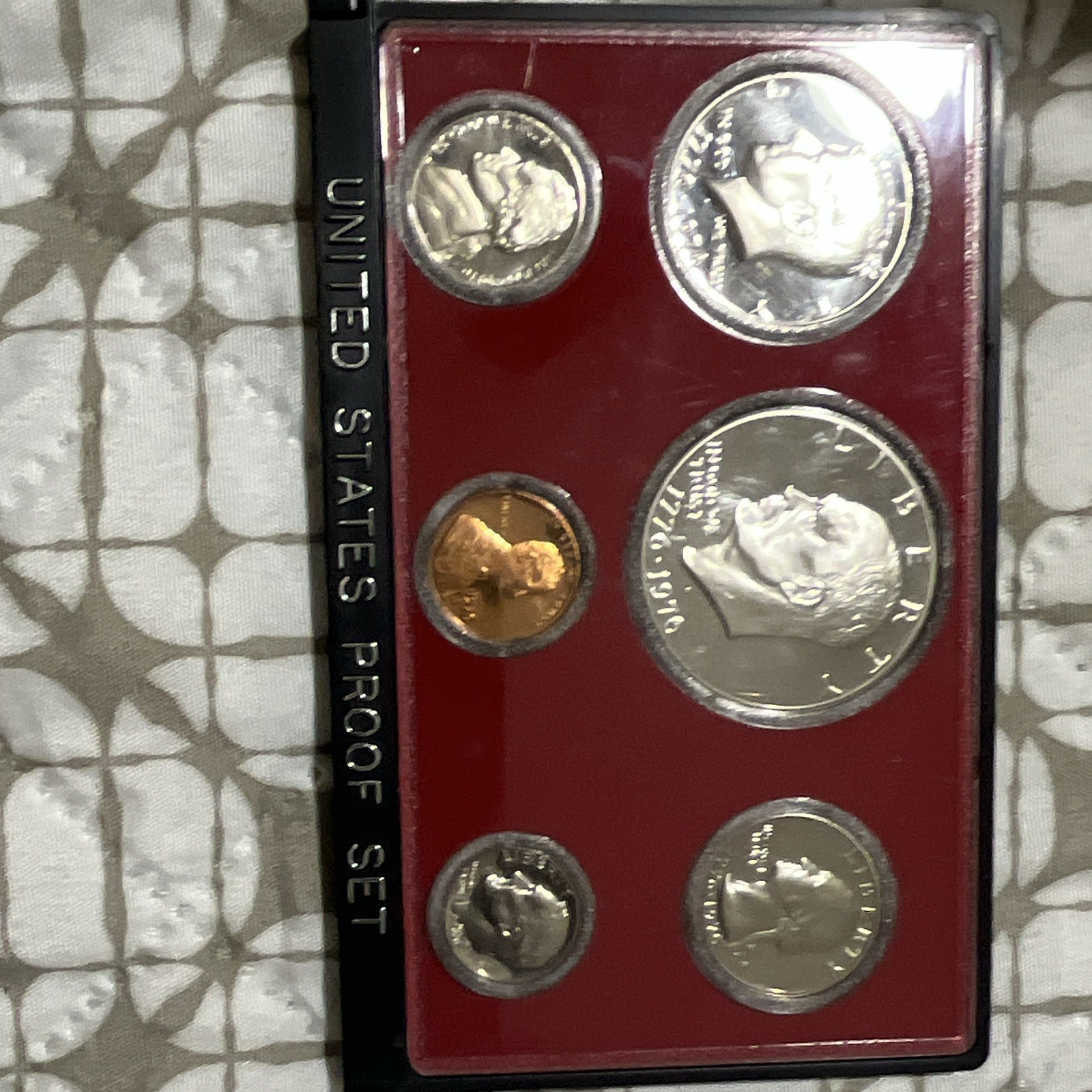 United States Proof Set 6-Coin Collection, Mixed Denomination, Original Holder