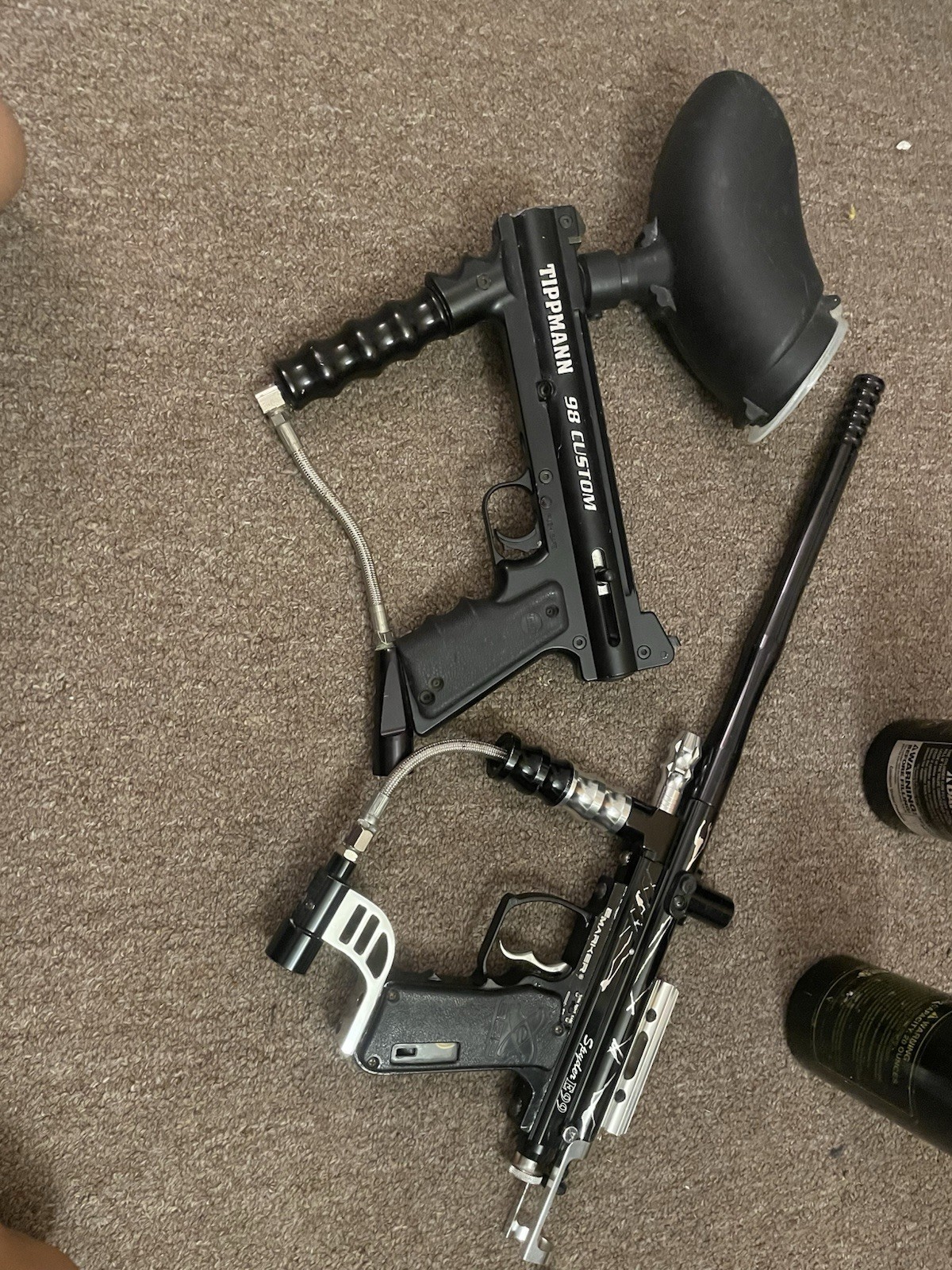 Tippmann 98 Custom And SpyderE99 Fully Functional Battery Included