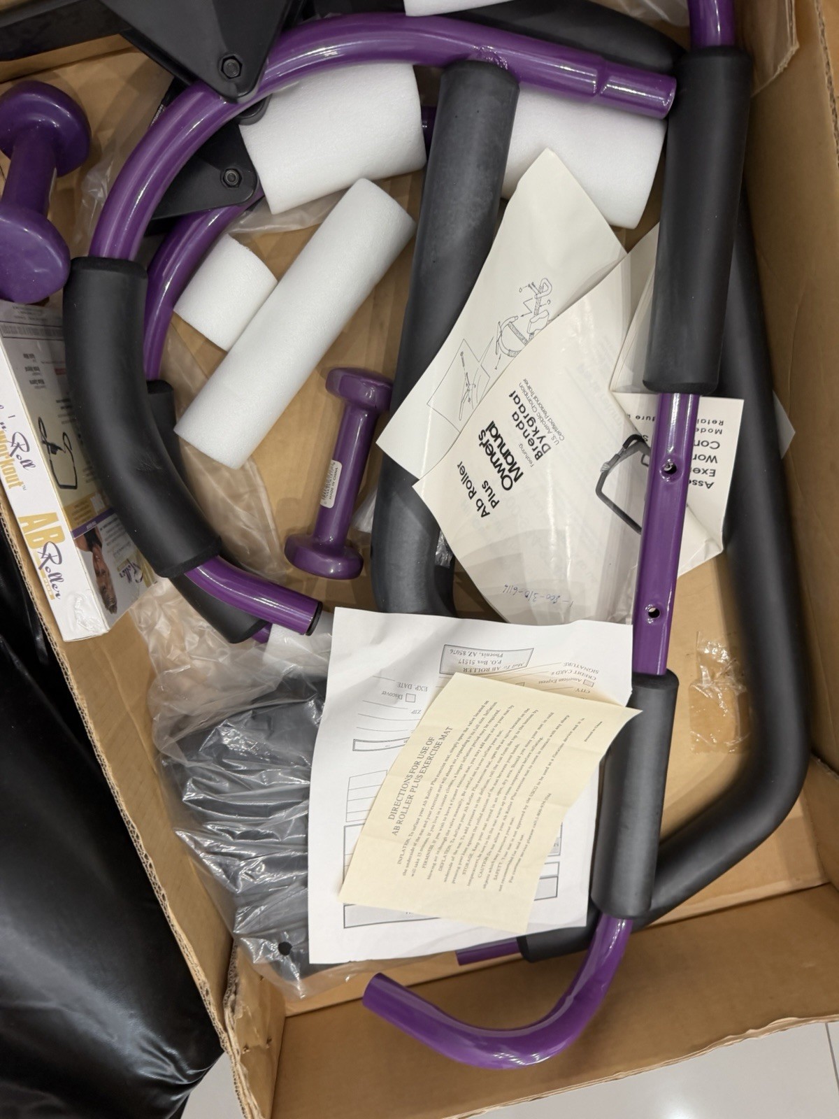 Ab Roller PLUS AEROBIC Portable Abdominal Exercise ~ Unused In Box