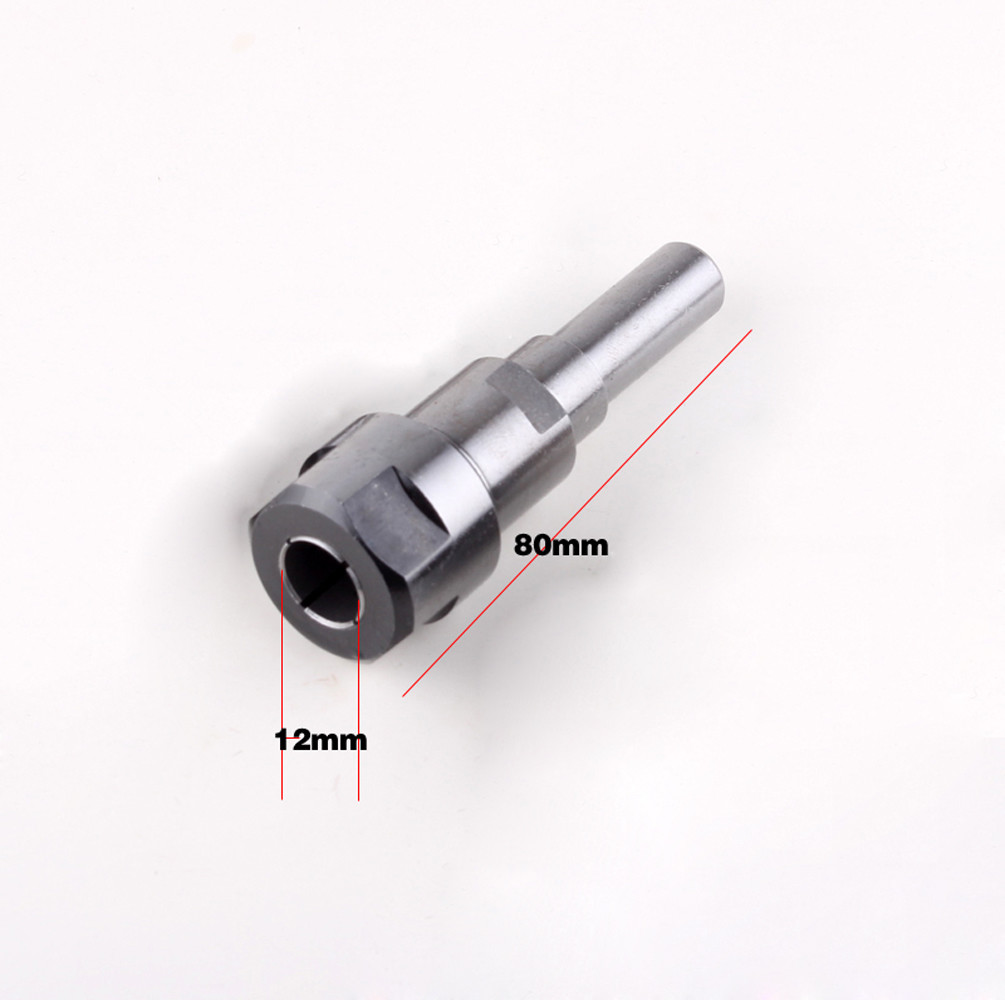 1Pcs 12mm Shank Bits Router Collet Extension Engraving Machine Extension Rod